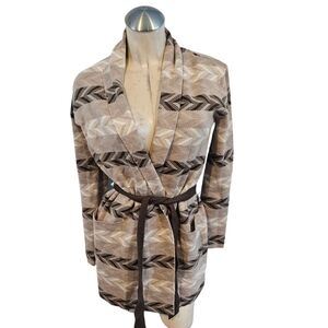 Adrienne Vittadini Size XS  Beige Knit Cardigan Navajo